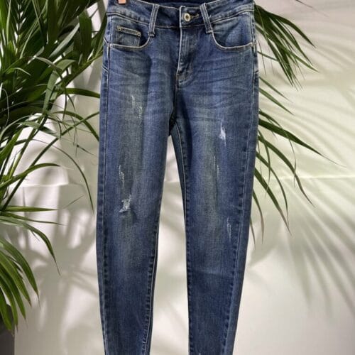 METIS GLAM jeans slim a vita alta push up Abbigliamento